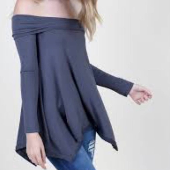 NWT Altar'd State Off The Shoulder Long Sleeve Top - Picture 9 of 9